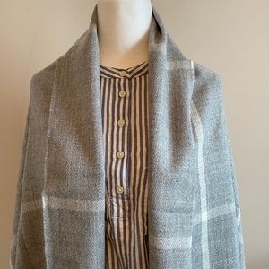 j crew factory | plaid blanket scarf